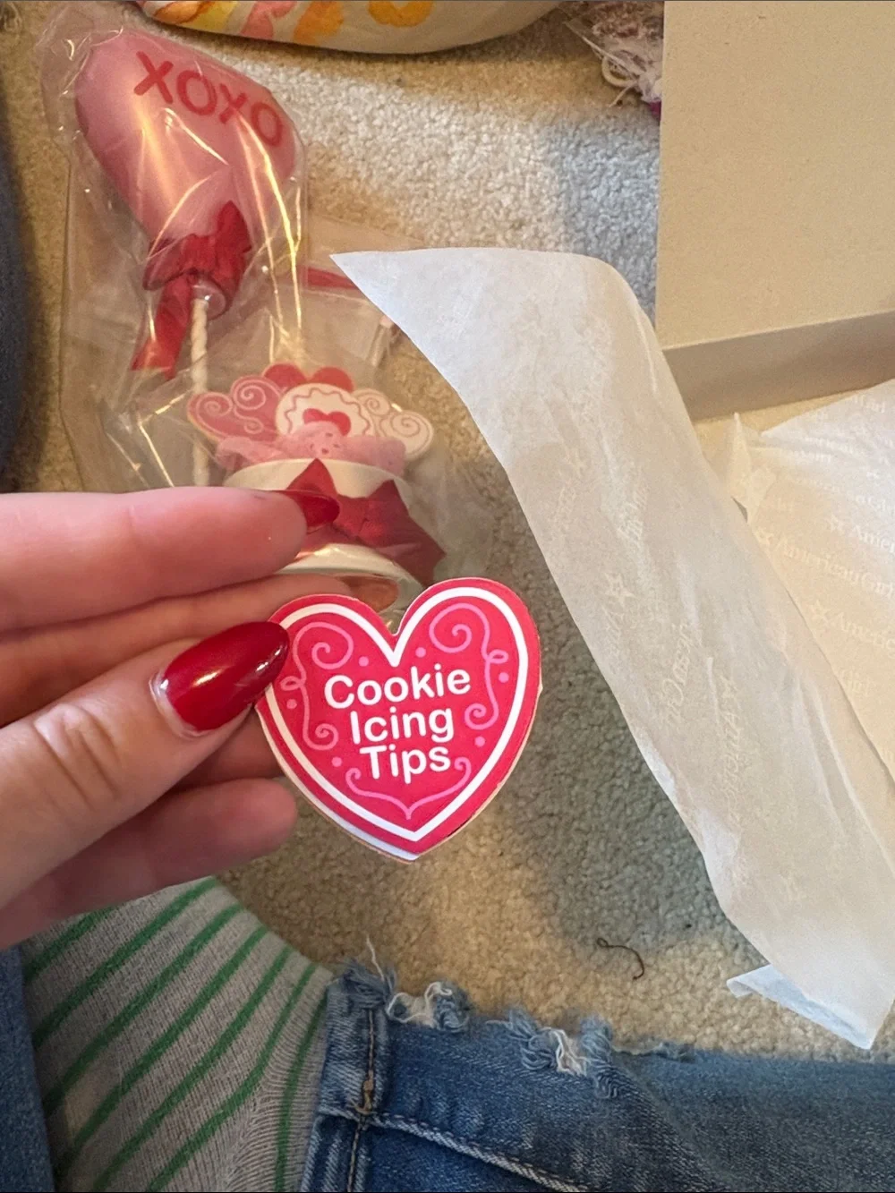 American Girl Valentines Party Set